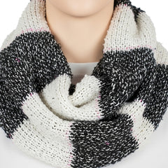 Scarf Woven Sequin Stripe Eternity