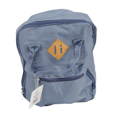 ASSORTED MINI TOP HANDLE BACKPACK WITH FRONT POCKET - SOLID ASSORTED COLOR - BLUE (UPC # 194587734493) 16 pcs , LILAC (UPC #194587734486)16 pcs , BLACK (UPC # 194587734479) 16 pcs