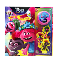 Dream Works Trolls World Tour music Speaker Story Book 15 Different Tunes - pre priced $19.99