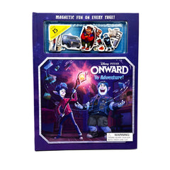 Disney Pixar Onward To Adventure Story Book includes 15 Magnets - pre priced $12.99