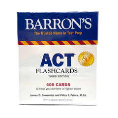 Barron's ACT Flashcards, Third Edition 400 Cards - pre priced $29.99