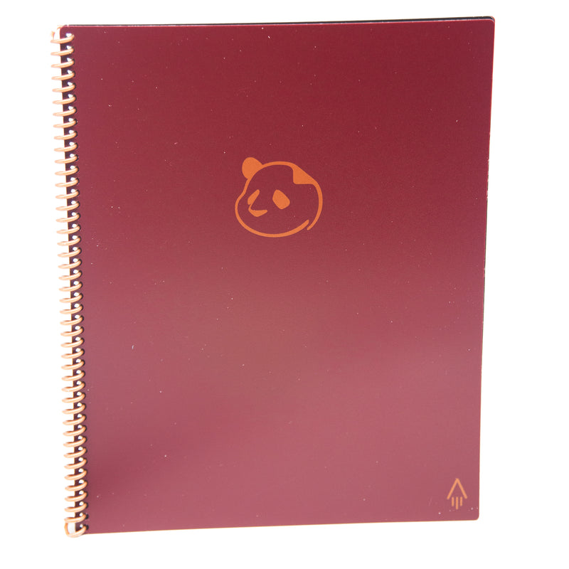 Load image into Gallery viewer, Panda Planner, Letter, Maroon, Mylar
