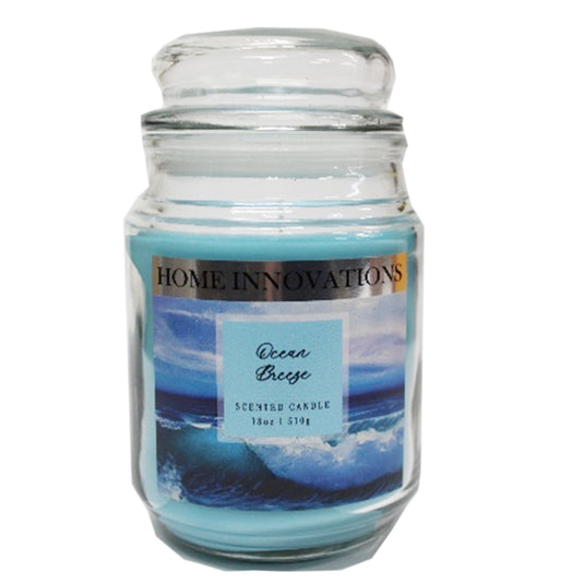 Home Innovations 18oz Jar Candle - Ocean Breeze