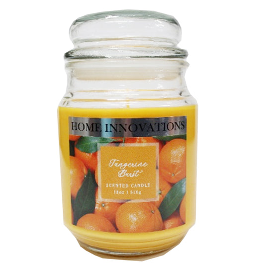 Home Innovations 18oz Jar Candle - Tangerine Burst
