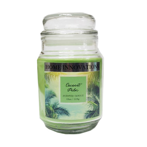 Home Innovations 18oz Jar Candle - Coconut Palm