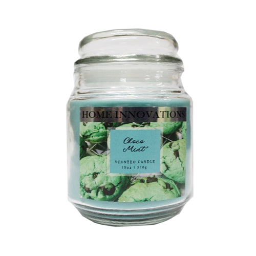 Home Innovations 18oz Jar Candle - Choco Mint