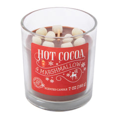 Hot Cocoa + Marshmallow Scented Candles 7 oz - Pre Priced $5.55