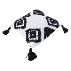 Room 2 Room 16X16 7in Tufted Cotton Pillow With Fringe Boho Design, Assorted Colors 8 of Each Pink Pillow UPC # 192234210115 White Pillow UPC # 1922342101148 - Black UPC # 1922342101162