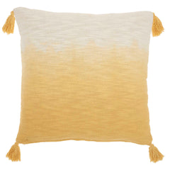 Nourison Lifestyle -  AQ130 - MUSTA - 22INX22IN 100% cotton shell with poly fill. Zipper closure.
