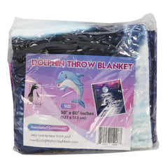 Dolphin Throw Blanket 50 x 60