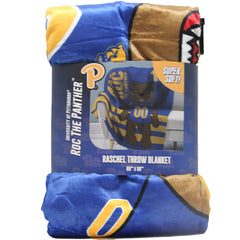 Sleep Squad Pittsburgh Panthers Mascot 60" x 80" Rashel Throw Blanket