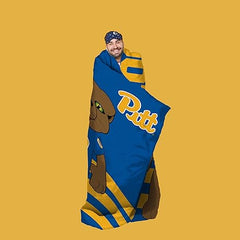 Sleep Squad Pittsburgh Panthers Mascot 60" x 80" Rashel Throw Blanket