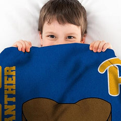 Sleep Squad Pittsburgh Panthers Mascot 60" x 80" Rashel Throw Blanket