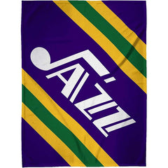 Sleep Squad Utah Jazz Hardwood Classic 60" x 80" Raschel Throw Blanket