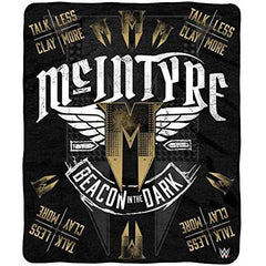 Sleep Squad WWE Drew McIntyre 60" x 80" Raschel Throw Blanket