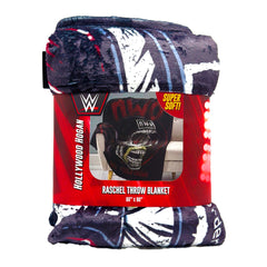 Sleep Squad WWE Hollywood Hogan 60"x 80"Raschel Throw Blanket