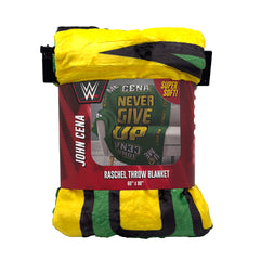 Sleep Squad WWE John Cena 60" x 80" Raschel Throw Blanket