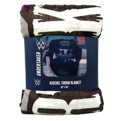 Sleep Squad WWE The Undertaker 60"x 80"Raschel Throw Blanket