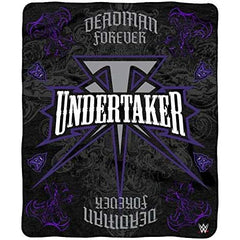 Sleep Squad WWE The Undertaker 60"x 80"Raschel Throw Blanket