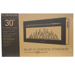 Furrion Built-In Electric Fireplace - BLACK