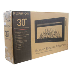 Furrion Built-In Electric Fireplace - BLACK