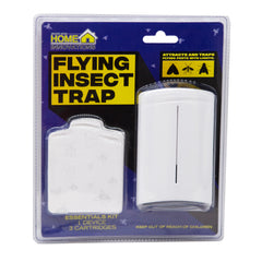 Home Innovations - Flying Insect Trap - 1 Device + 3 refills (Master case 12 w/ 3 inners of 4