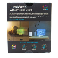 AURA LED LUMIWRITE ACRYLIC SIGN BOARD