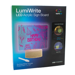 AURA LED LUMIWRITE ACRYLIC SIGN BOARD