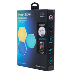 AURA LED HEXGLOW 3-PACK BATTERY OPERATED