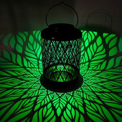 Bliss Large Decorative Outdoor Color Changing Solar Lantern