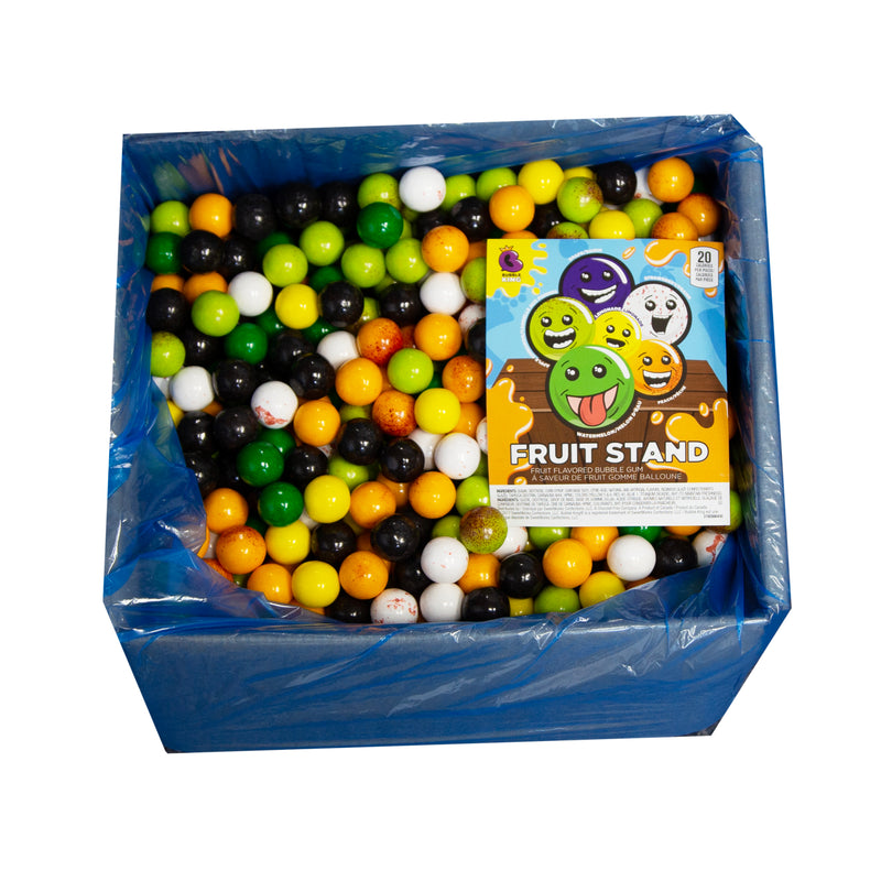 Load image into Gallery viewer, Fruit Stand Bubble Gum Gumballs - 1,430 Count - 19.05 lb - Coded 2070T1
