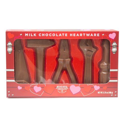 Niagara Chocolates Milk Chocolate Heartware Tool Kit 3.75 Oz - Exp. 6/2/24