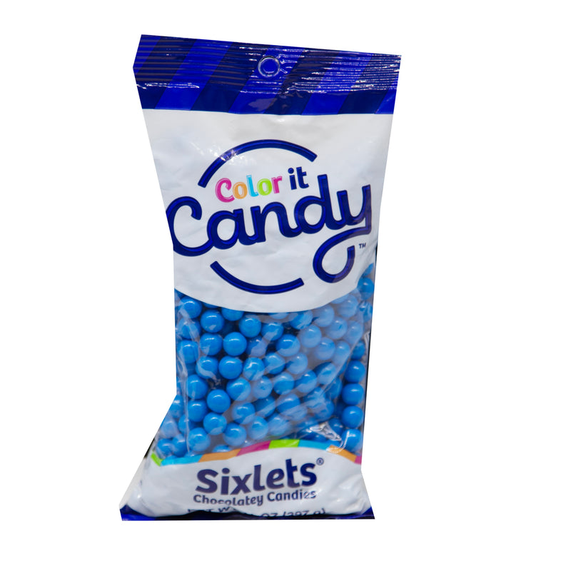Load image into Gallery viewer, Color It Candy Sixlets Blue 14 Oz Bag - Exp 06
