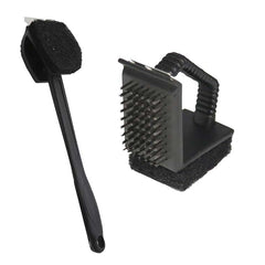 Long Handle BBQ Combo Brush & Scrubber