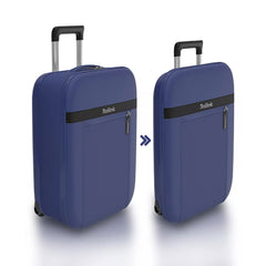 Rollink - Flex AURA 22" Hardside Collapsible Carry-On Plus - Purple Ocean