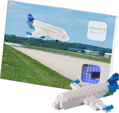 Brixies Postcard Airplane - Postcard Polybag