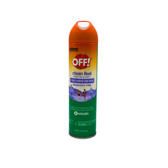 OFF! Clean Feel Insect Repellent Fragrance Free 9oz Aerosol