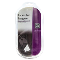 Go Travel World Collection Lables For Luggage