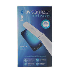 ION UV SANITIZER MINI WAND WHITE