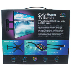 AURA LED COLORHOME TV MOUNT COMBO PACK WITH HDMI