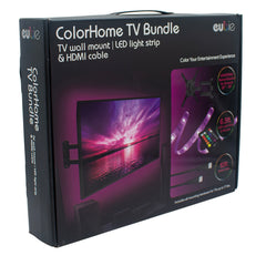 EUBIE LED COLORHOME TV MOUNT COMBO PACK WITH HDMI