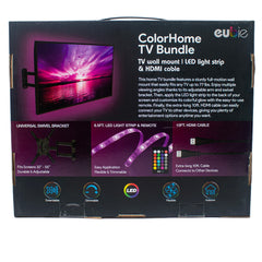 EUBIE LED COLORHOME TV MOUNT COMBO PACK WITH HDMI