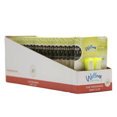 Wellnax Car Clips Refresher Lemon 20/6 - Exp. 05/28 -  -Priced By Pc Sold By 20ct Display