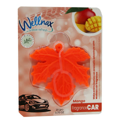 Wellnax Leaf Car Refresher Mango 24/4 - Exp. 05/28