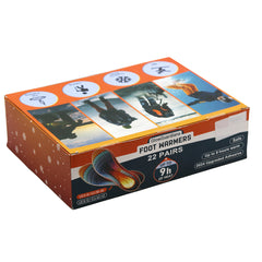 Glowguadiana Foot Warmers Retail Box Of 22pc
