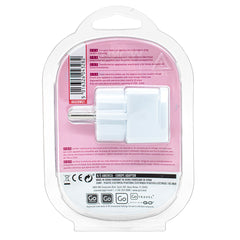 Go Travel World Collection North/South America to Europe Grounded Adaptor