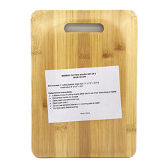 Bamboo Cutting Board Set Of 2