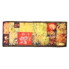 Smart Home Cushioned Floral & Scrolls Microfiber