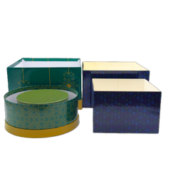 Navy And Green Gift Boxes