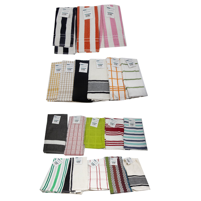 Load image into Gallery viewer, Kitchen Collection Assorted Kitchen Towels - Single Pack - Case Pack 144
